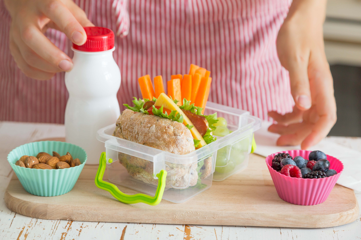 Lanches saudáveis para levar para a escola